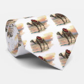 旧式なヒトコブラクダのラクダのイラストレーション ネクタイ (ロール)