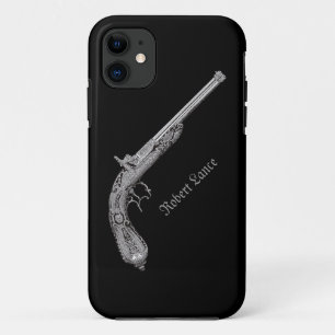 旧式なピストル個人的なiPhone 5の場合 iPhone 11 ケース