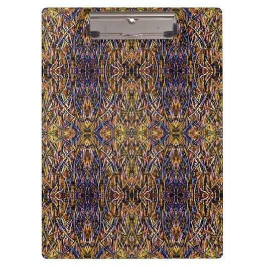 "旧式なペルシャの敷物のLookパターン用箋挟 クリップボード (正面)
