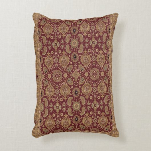 旧式なペルシャの敷物 アクセントクッション (正面(垂直))