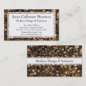 旧式なマーブル紙のカムフラージュのスタイルパターン 名刺 (正面/裏面)