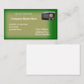 旧式なラジオはカードカスタマイズ 名刺 (正面/裏面)