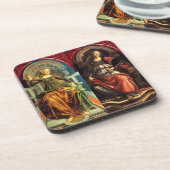 旧式なルネサンスTAROTS/禁酒-剛毅 コースター (左側)