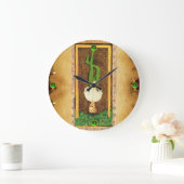 旧式なルネサンスTAROTS 12 /THEは人をつるしました ラージ壁時計 (ホーム)