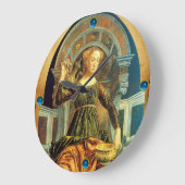 旧式なルネサンスTAROTS 14/禁酒 ラージ壁時計 (傾斜)