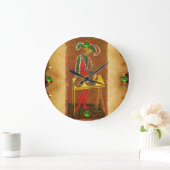 旧式なルネサンスTAROTS 1 /THEの手品師 ラージ壁時計 (ホーム)