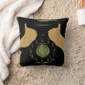 旧式なヴィンテージの回転式のダイヤルの電話 クッション (ブランケット)