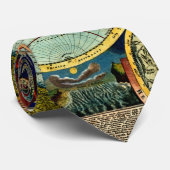 旧式な世界の地球の地図のヴィンテージの美術史 ネクタイ (ロール)