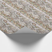 旧式な世界地図の包装紙 ラッピングペーパー (角)