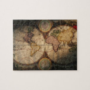旧式な世界地図2 ジグソーパズル