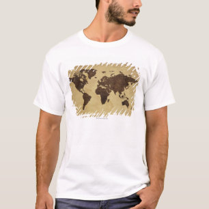 旧式な世界地図3の閉めて下さい Tシャツ