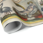 旧式な世界地図- Blaeu、ジョアン1664年 ラッピングペーパー (ロールコーナー)