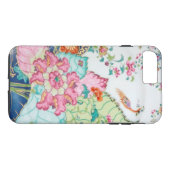 旧式な中国趣味の中国の磁器の鳥パターン Case-Mate iPhoneケース (裏面(横))