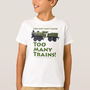 旧式な余りにも多くの列車 Tシャツ