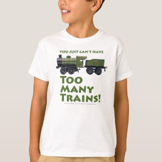 旧式な余りにも多くの列車 Tシャツ