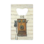 旧式な公衆電話の栓抜き クレジットカード栓抜き (裏面)