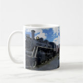 旧式な列車 コーヒーマグカップ (左)