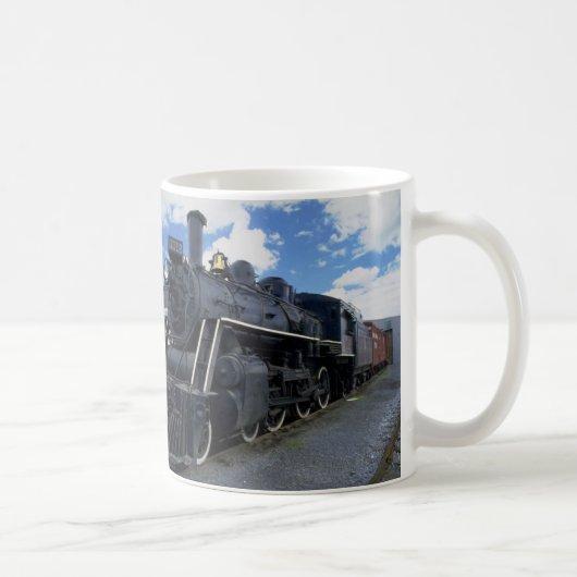 旧式な列車 コーヒーマグカップ (右)