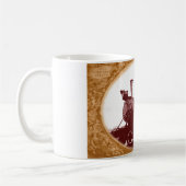 旧式な列車 コーヒーマグカップ (左)