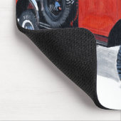 旧式な力ワゴントラックのマウスパッド マウスパッド (コーナー)