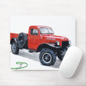 旧式な力ワゴントラックのマウスパッド マウスパッド (マウス)
