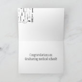 旧式な医療機器の挨拶状 カード (内部)