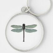 旧式な印刷のヴィンテージのトンボ キーホルダー (正面)