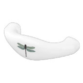 旧式な印刷のヴィンテージのトンボ セラミック引き出し取っ手 (アングル)