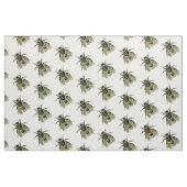 旧式な印刷のヴィンテージの蜂蜜の蜂 ファブリック (ファットクウォーター)