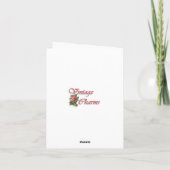 旧式な原稿及びレースのカスタム・カード カード (裏面)