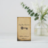 旧式な合い鍵の名刺 名刺 (スタンド正面)