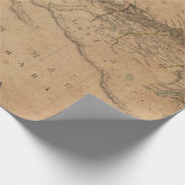 旧式な地図のスタイル10の包装紙ロール ラッピングペーパー (角)