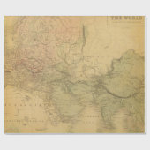 旧式な地図のスタイル15の包装紙ロール ラッピングペーパー (フラット)