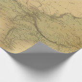 旧式な地図のスタイル15の包装紙ロール ラッピングペーパー (角)