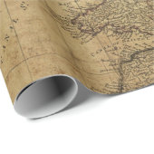 旧式な地図のスタイル3の包装紙ロール ラッピングペーパー (ロールコーナー)