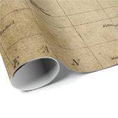 旧式な地図のスタイル6の包装紙ロール ラッピングペーパー (ロールコーナー)