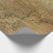 旧式な地図のスタイル8の包装紙ロール ラッピングペーパー (角)