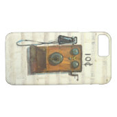 旧式な壁の電話iphoneの場合 Case-Mate iPhoneケース (裏面(横))
