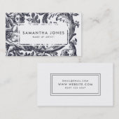 旧式な天使の天使は芸術家を構成します 名刺 (正面/裏面)