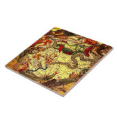 旧式な天文学の占星術の神話のヴィンテージの芸術 タイル (側面)