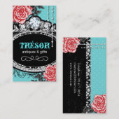 旧式な専門店の名刺 名刺 (正面/裏面)