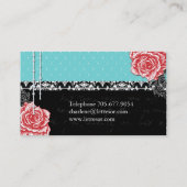 旧式な専門店の名刺 名刺 (裏面)