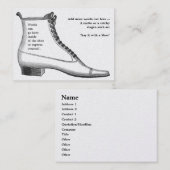 旧式な履物 名刺 (正面/裏面)