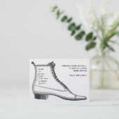 旧式な履物 名刺 (スタンド正面)