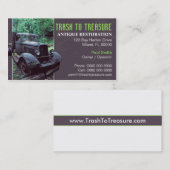 旧式な復帰の名刺 名刺 (正面/裏面)