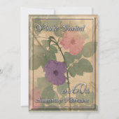 旧式な挨りだらけは第60記念日上がりました 招待状 (正面)