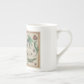 旧式な昆虫、花は、Hoefnagel実を結びます ボーンチャイナマグカップ (右)