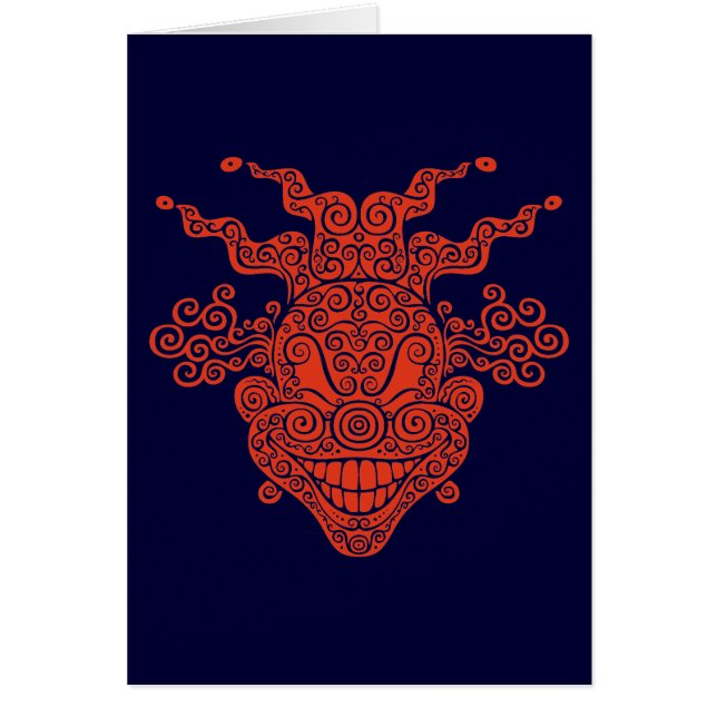 旧式な曲がりくねっているこっけい者 (正面)