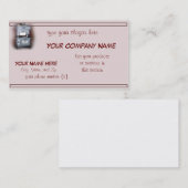 旧式な木はCookstoveカスタマイズ 名刺 (正面/裏面)