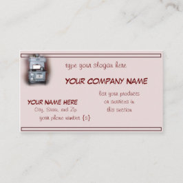 旧式な木はCookstoveカスタマイズ 名刺